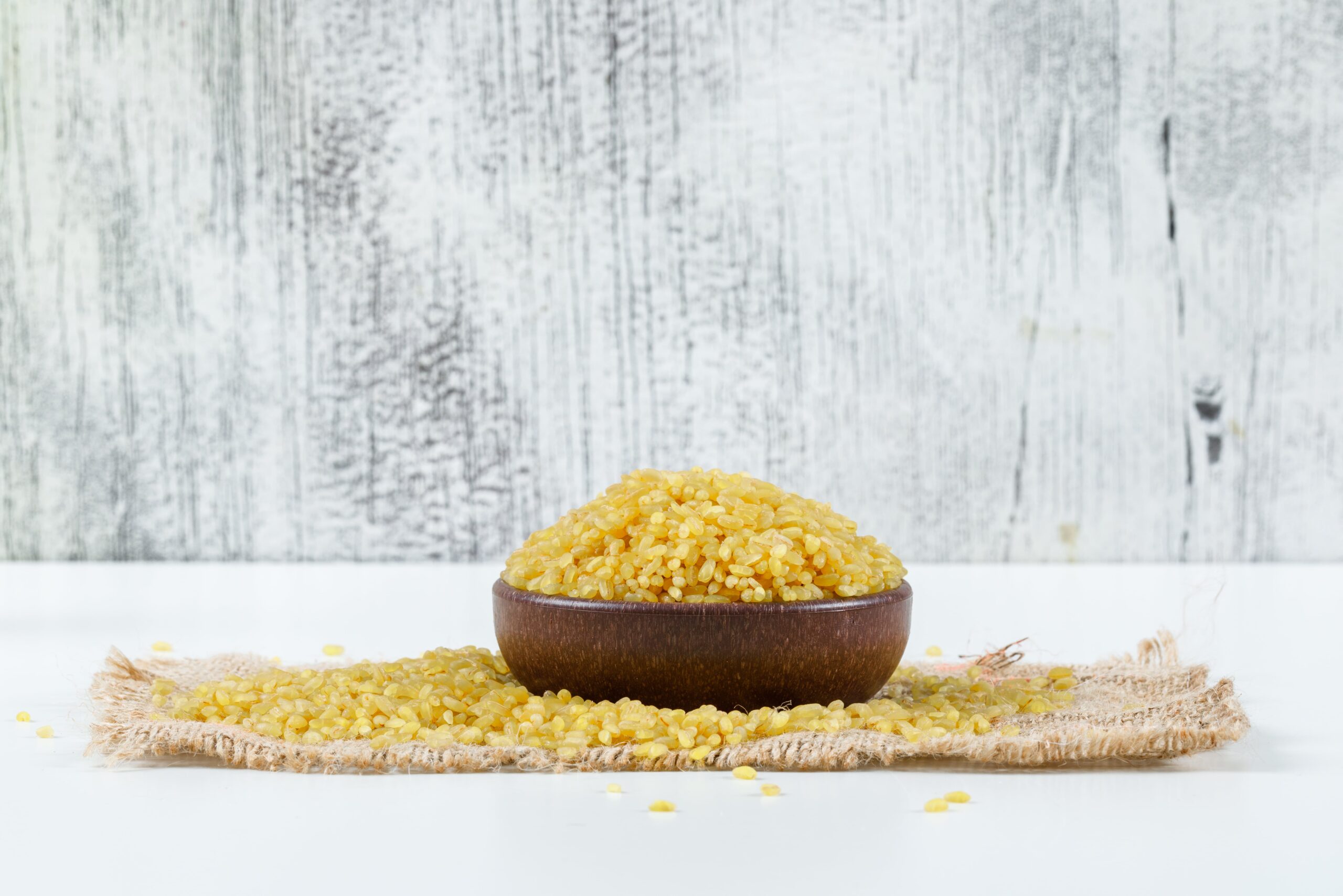 Bulgur fin folosit pentru tabbouleh în rețeta libaneză